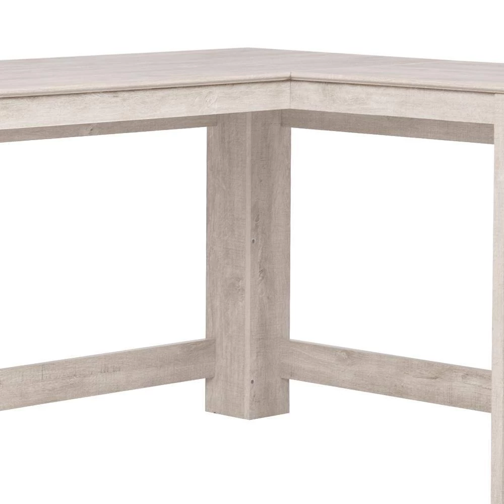 Honduras 59.06 in. Washed Gray Wood Writing Desks by SAINT BIRCH 4 Honduras 59.06 in. Washed Gray Wood Writing Desks by SAINT BIRCH - Image 4