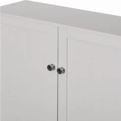 White Over the Toilet Standing Cabinet Organizer for Bathroom with Open Shelf and drawer by Basicwise -Basicwise Online Shop white basicwise accent cabinets qi004022 wt 44 1000