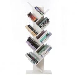 55.5 in. White Wood 9-Shelf Etagere Bookcase with Storage by Basicwise 7 55.5 in. White Wood 9-Shelf Etagere Bookcase with Storage by Basicwise -Basicwise Online Shop white basicwise bookcases bookshelves qi003457 wt 4f 1000