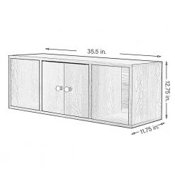 White Wall Mounted Computer Cabinet Floating Hutch by Basicwise -Basicwise Online Shop white basicwise computer desks qi003676w fa 1000
