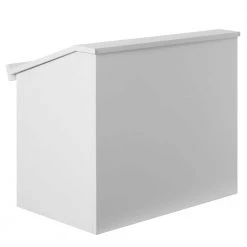 White Foldable Tabletop Portable Podium, for Church, School, Office, or Home by Basicwise -Basicwise Online Shop white basicwise furniture parts qi004422 wt 44 1000