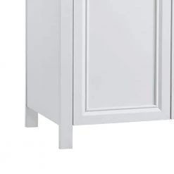2-Door Ansel 24.7 White Storage Cabinet by SAINT BIRCH -Basicwise Online Shop white saint birch accent cabinets sban4094sgwh 4f 1000