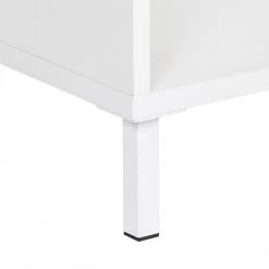 Miami 73.6 in. White 4-Shelf Standard Bookcase by SAINT BIRCH -Basicwise Online Shop white saint birch bookcases bookshelves sbak31918291 2s c3 1000