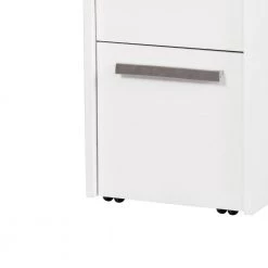 Miami White 2-Drawer Mobile File Cabinet by SAINT BIRCH -Basicwise Online Shop white saint birch file cabinets sbak4300mfww 4f 1000