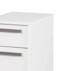 Miami White 2-Drawer Mobile File Cabinet by SAINT BIRCH -Basicwise Online Shop white saint birch file cabinets sbak4300mfww c3 1000