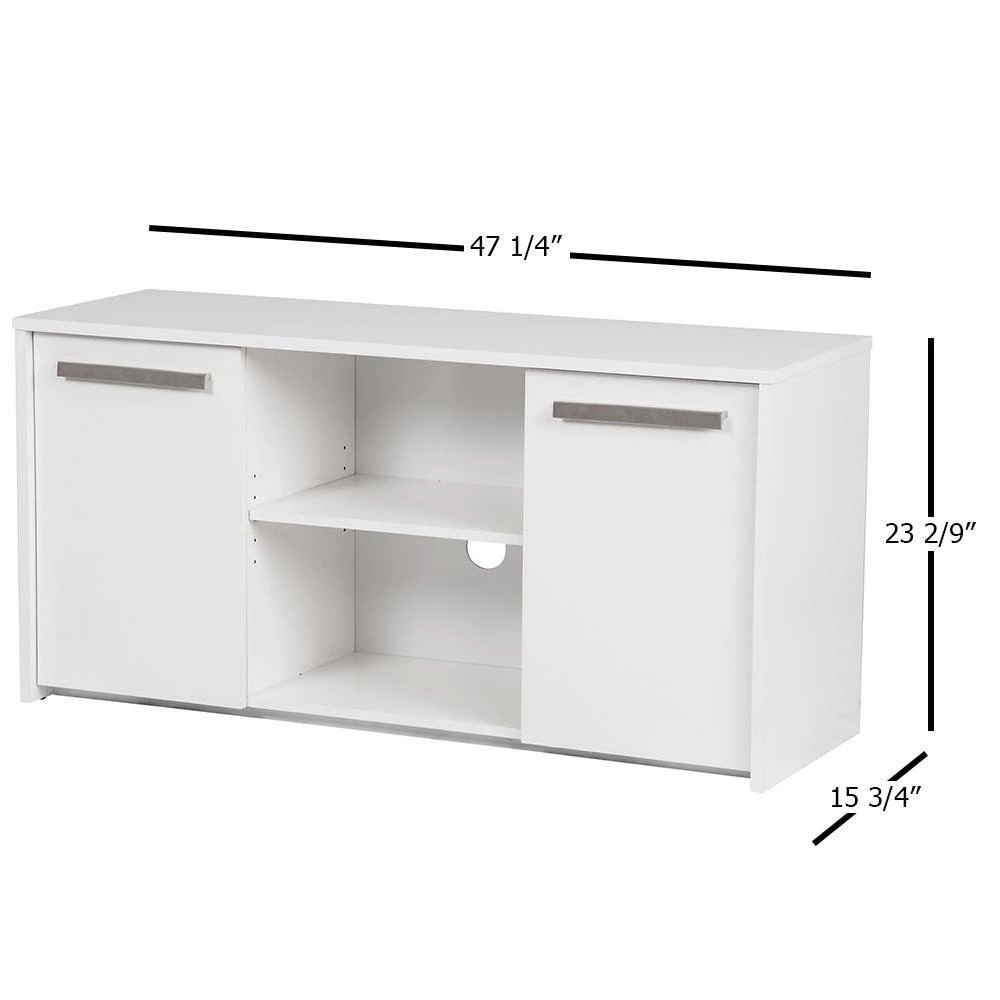 Miami White 2-Door Credenza File Cabinet by SAINT BIRCH 6 Miami White 2-Door Credenza File Cabinet by SAINT BIRCH - Image 6