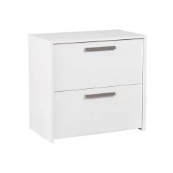 2-Drawer Miami 31 in. White Decorative Lateral File Cabinet by SAINT BIRCH