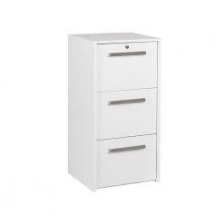 3-Drawer Miami 18.5 in. White Decorative Lateral File Cabinet by SAINT BIRCH