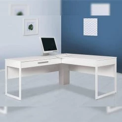 Miami 63 in. White Wood Writing Desks by SAINT BIRCH -Basicwise Online Shop white saint birch writing desks sbak0100ldww 31 1000