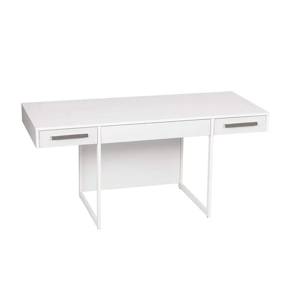Miami 64.5 in. White Wood Manager Desk by SAINT BIRCH 1 Miami 64.5 in. White Wood Manager Desk by SAINT BIRCH