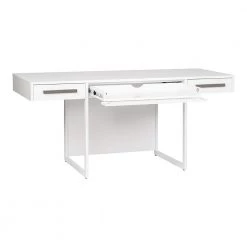 Miami 64.5 in. White Wood Manager Desk by SAINT BIRCH 9 Miami 64.5 in. White Wood Manager Desk by SAINT BIRCH -Basicwise Online Shop white saint birch writing desks sbak1000edww 77 1000